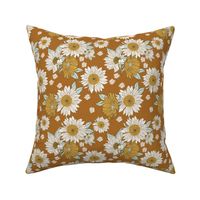 sunflowers in boho brown-8x5.71