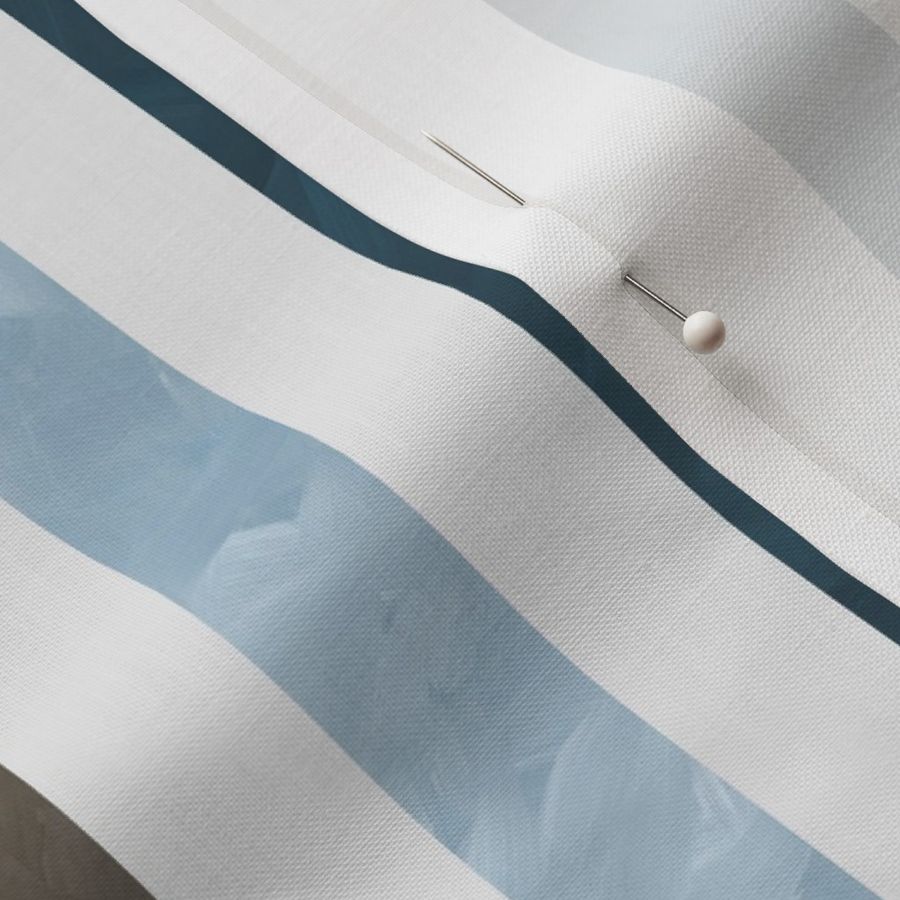 Small Stripe - Baseball Back Then on dove white 