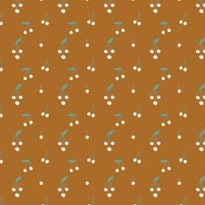 Boho Cherries in Brown-1.33