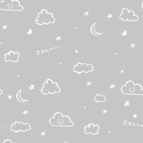 Cloud Moon Stars 