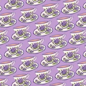 Tea Cups - Lavender