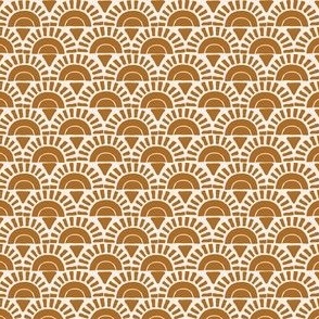 Boho Sunshines in brown -2x1