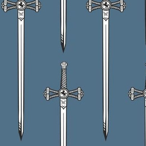 swords - blue