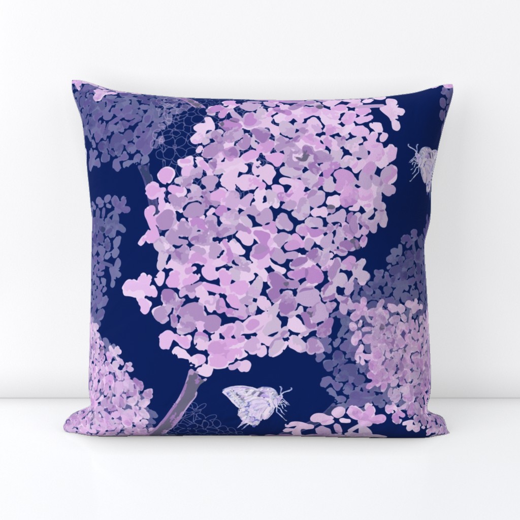 Lilac watercolour florals