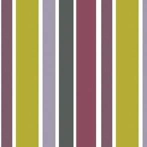 stripes in purple, green and lilac