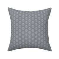 Victorian  damask, gray, grey ,white, 1 inch design