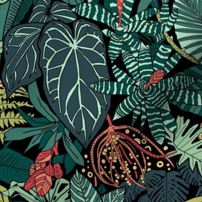 Jungle leaves - Medium