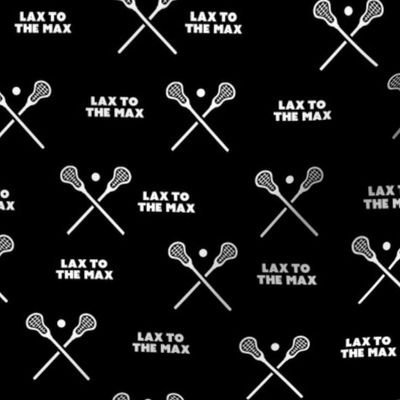 Lacrosse-LAX TO THE MAX-Black