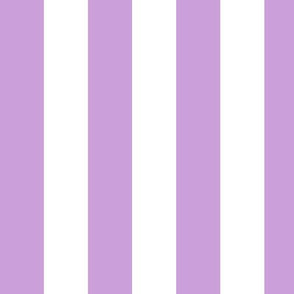 Large Wisteria Awning Stripe Pattern Vertical in White