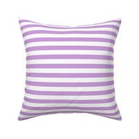 Wisteria Awning Stripe Pattern Horizontal in White