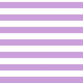 Wisteria Awning Stripe Pattern Horizontal in White