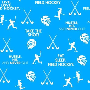 Field Hockey-White Icons-Lt blue