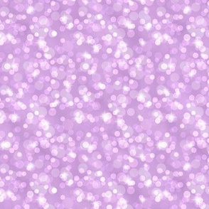 Small Sparkly Bokeh Pattern - Wisteria Color