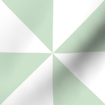 light sage green pinwheel triangles pinwheel triangles | large scale