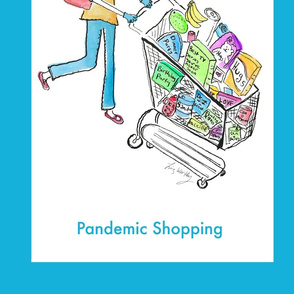 Pandemic Shopping Tea Towel