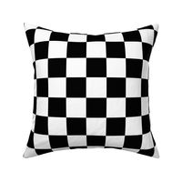 4 inch repeat chessboard checkerboard black and white check