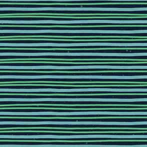 Space stripes blue and green 