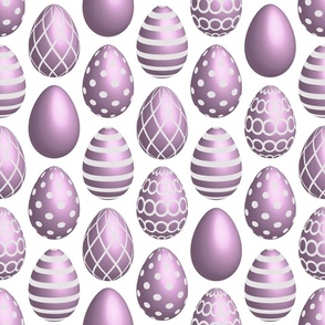 Easter eggs pastel pink 3D