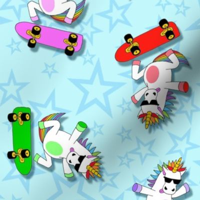 UNICORNS on Skate Boards