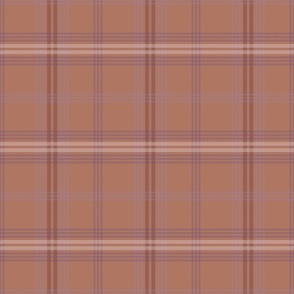 Brown Plaid Check Tartan Scottish kilt 