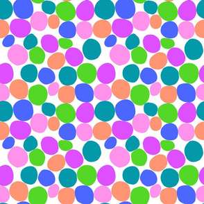 Abstract Dots [large] || modern colorful polka dots