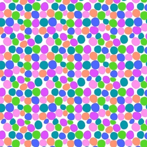 Abstract Dots [medium] || modern colorful polka dots