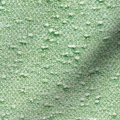 Boucle Jade Green pastel