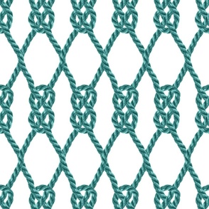 Emerald green rope diamonds knots large Wallpaper