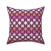 Geometric Pattern: Circle Stacked: Orchid