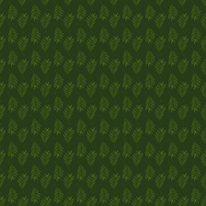 Palm Frond / Dark Green - Small
