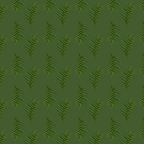 Palm Frond / Green - Medium