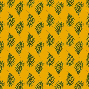 Palm Frond / Yellow - Medium
