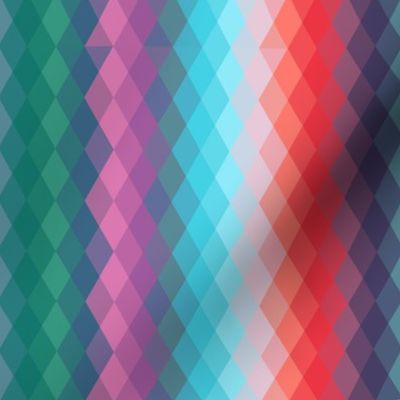 Abstract pattern with bright colored rhombus.