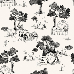 Kinky Toile de Jouy Classic black and white