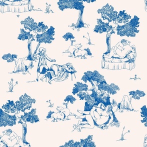 Kinky Toile de Jouy classic blue