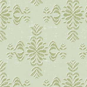 ikat jacquard - avocado