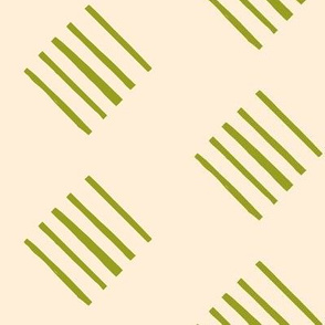 Diagonal Dashes Chartreuse
