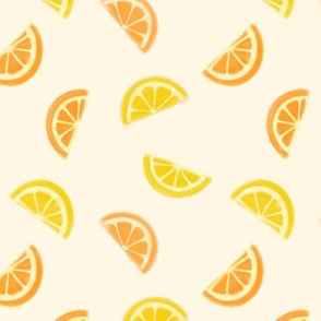 Citrus Toss in Cream by Liz Conley