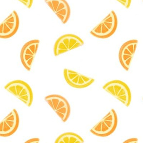 Citrus Toss in White by Liz Conley