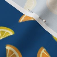 Citrus Toss in Navy by Liz Conley