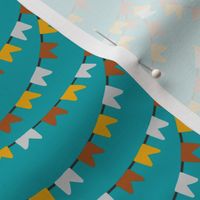 Boho Pennant Banner -8.51in x 3.42in