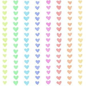 Sweet Pastel little hearts