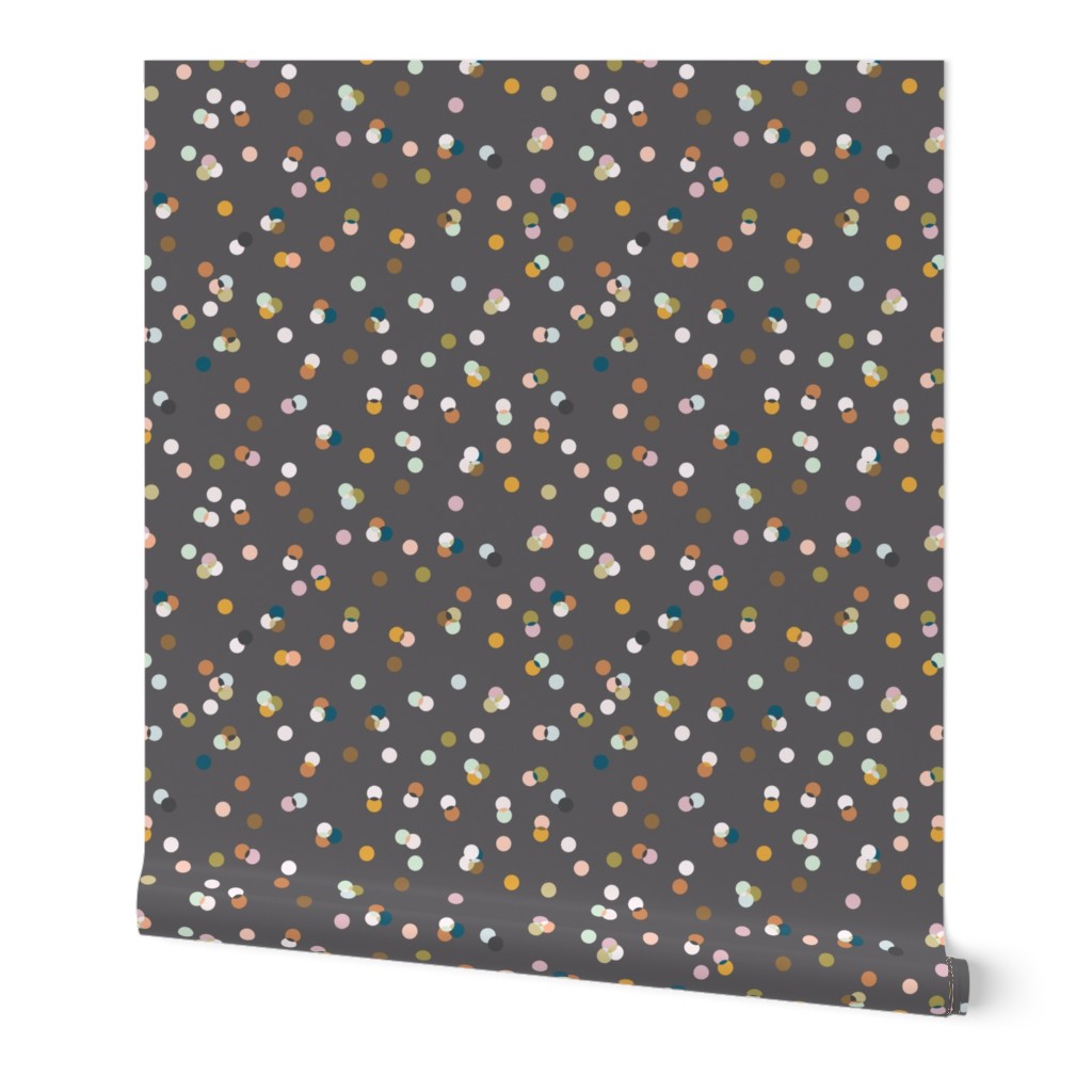 Eden Polka Dots (charcoal) MED 