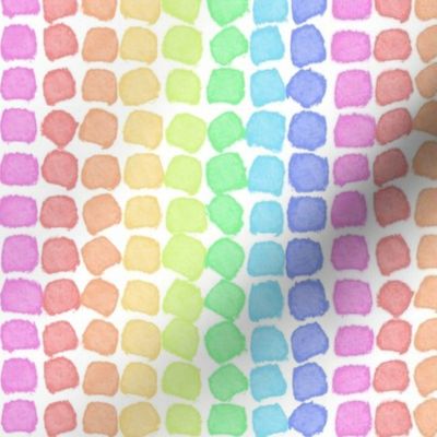 Sweet Pastel BIG dots (6" x 6")