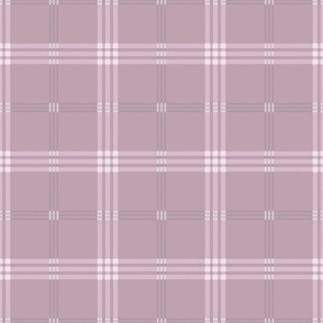 Dark Rose Nude Plaid Check Tartan Scottish kilt 