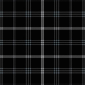 Black and White Plaid Check Tartan Scottish kilt 