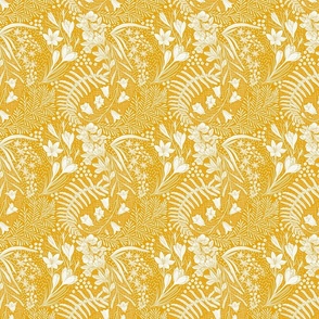 Mustard Yellow Plain Cotton Flex Fabric – Fabcurate