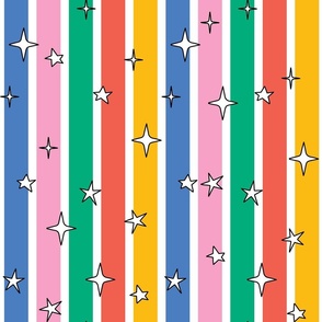 RETRO STRIPE STARS