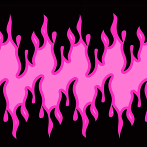 pink flames background