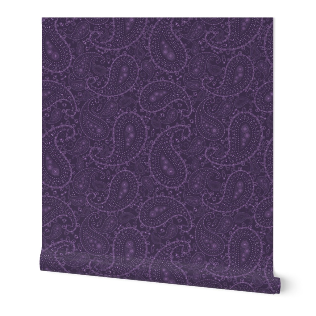 Purple Paisley